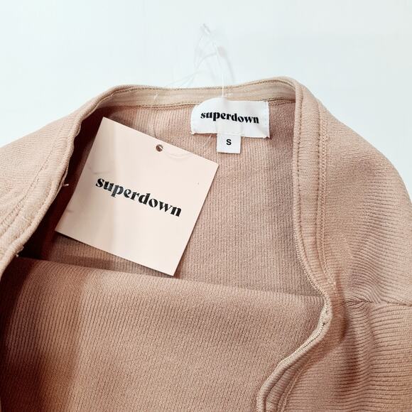 Superdown Perla Ombre Mini Dress in Nude Ombre Small - Picture 5 of 11